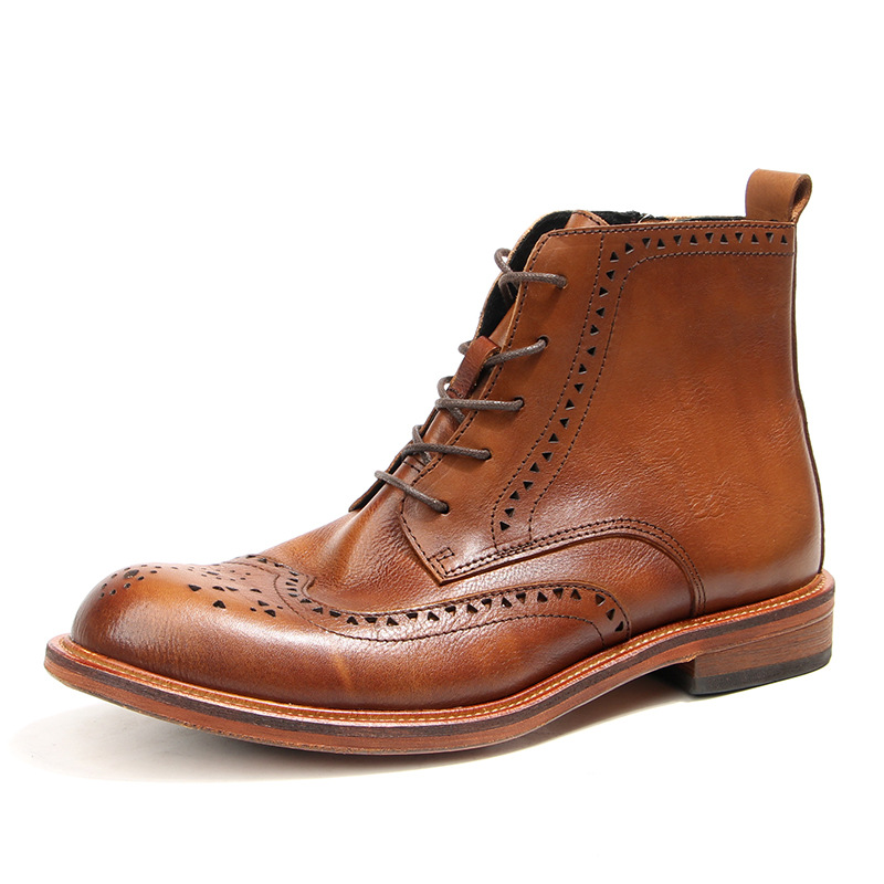 Vintage Fashion Online - Męskie botki Chelsea w stylu vintage,