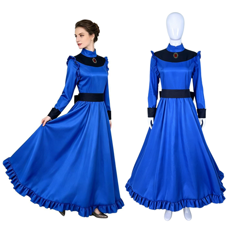 Vintage Fashion Dresses - Kostium Cosplay Anime Yubaba na Halloween,