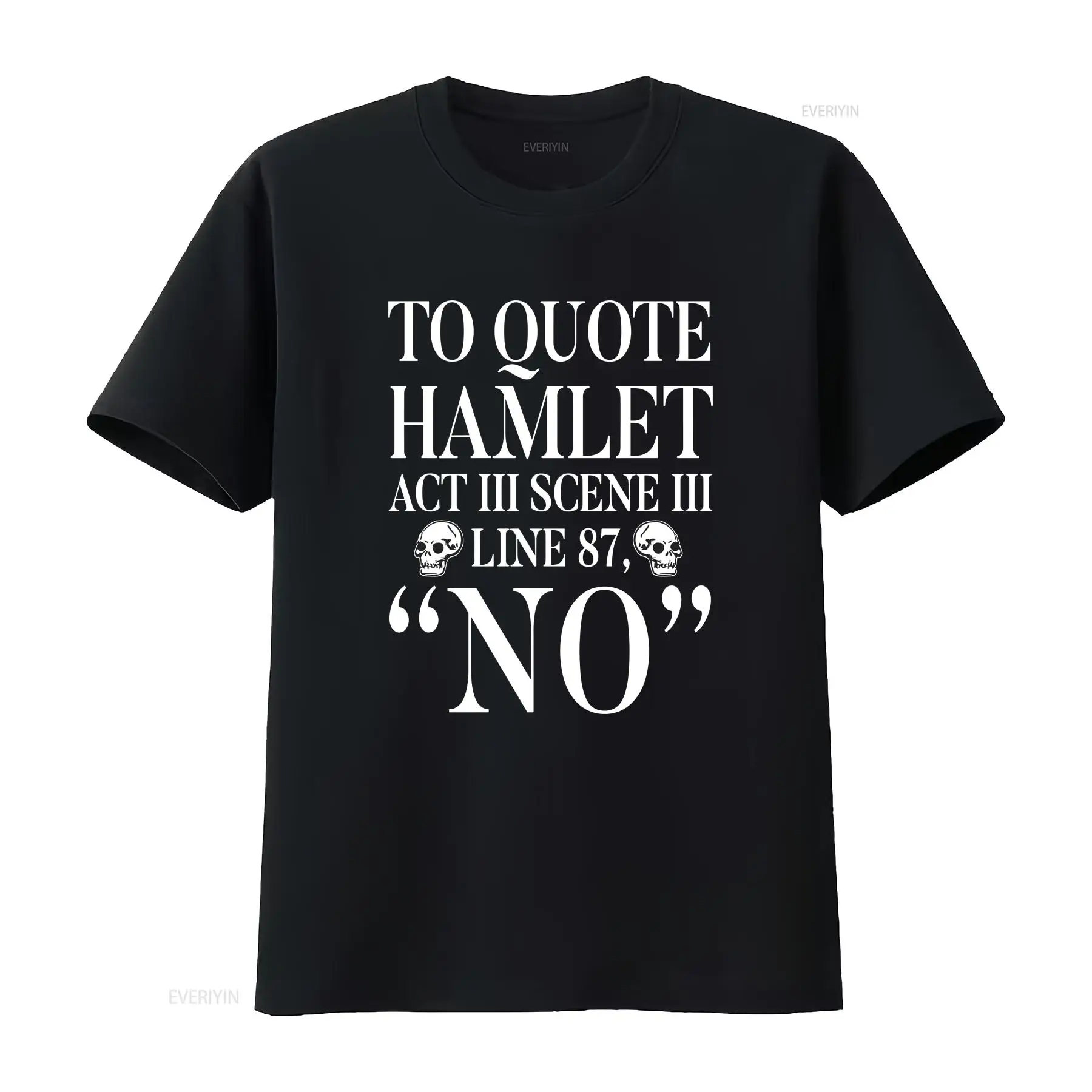 Koszulka z cytatem z Hamleta S – Vintage Fashion Quotes recenzja i cena