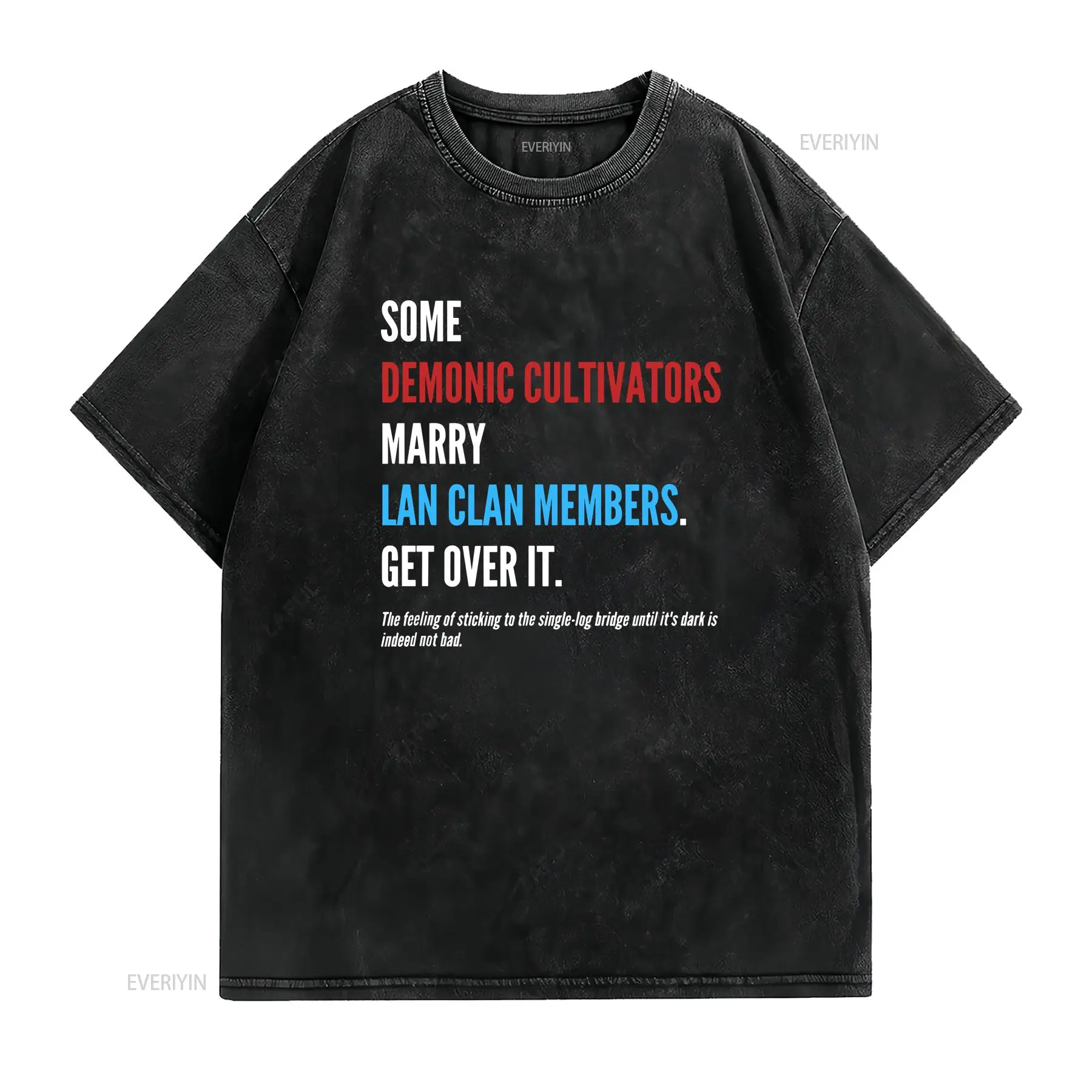 Koszulka WangXian Quote MoDaoZ – Vintage Fashion Quotes recenzja i cena